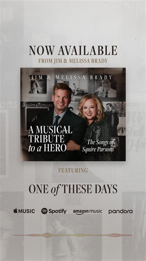 Our new CD features 12 songs of Squire Parsons. Some of them you will know and others may be new to you, but it is our prayer that these lyrics mean as much to you as they do to us. Take a listen... #gospelmusic #newrelease | Jim & Melissa Brady