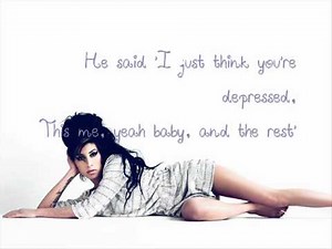 Amy Winehouse- Rehab HD Lyrics (On Screen)
