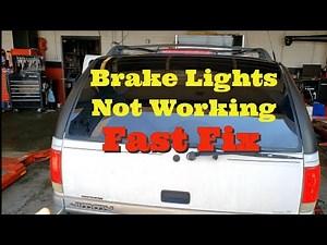 GMC Jimmy Brake Lights Not Working - Blazer, Bravada (Diag/Repair Tips)