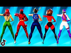 Fortnite Gnarly Emote Showcase With Top Thicc Girl Skins 🍑 Viral New KATSEYE Kpop Dance 😜Icon Series