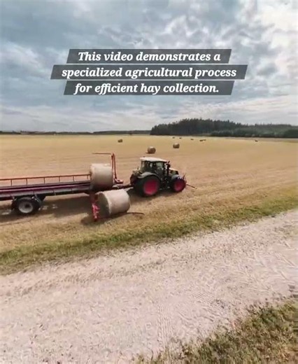 Efficient Field-to-Trailer: Automated Round Bale Loading 🚜