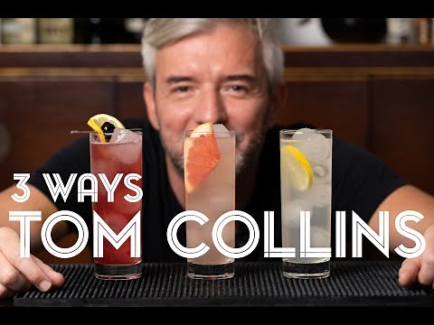 Master this Easy GIN Cocktail - Tom Collins 3 Ways