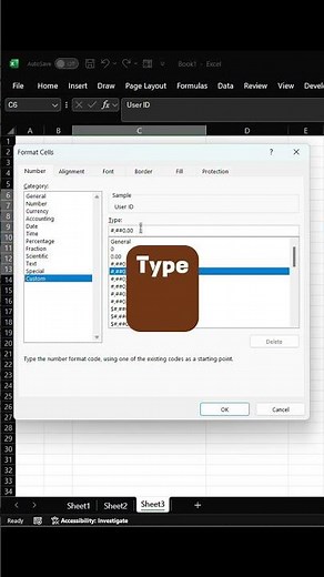 How to Add Underscores to Cells in Excel Using Ctrl+1 and Custom Formatting! #excel #excelhacks