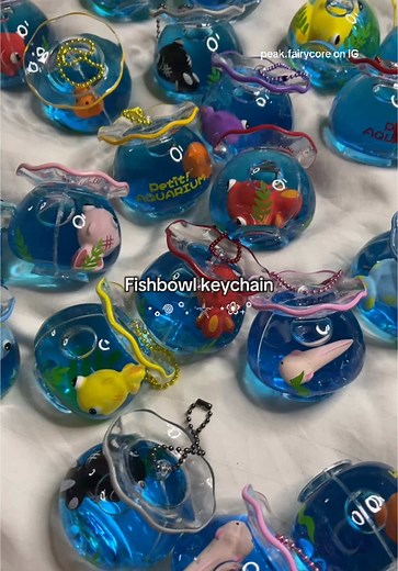 Fishbowl Keychain Restock on Etsy