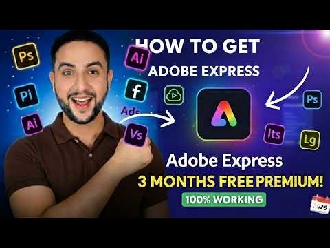 How to Get Adobe Express Premium FREE for 3 Months (2026 Method)