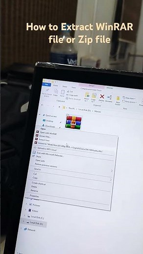 How to extract winrar file zip file #rarfile | how to open .rar files,