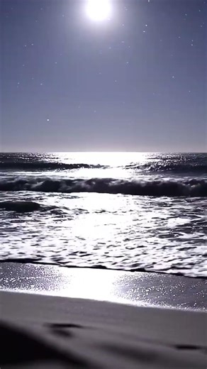 Nighttime at the Beach: Follow ​⁠& subscribe to @ASMRSonicZen for more soothing videos.