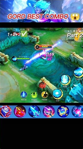 Gord’s DEADLY Combo (100% Burst Damage) 🌌💀#shots #viral #mlbb #mobilelegends
