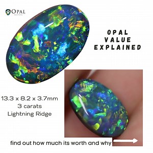 5.9K views · 339 reactions | Unveiling the magic ✨ Ever wondered how opal value is determined? Dive into the brilliance and learn the secrets behind the worth of these mesmerizing gems.  #OpalValueExplained #OpalInsights #GemstoneEducation | Opal Auctions | Facebook