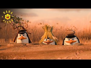 The Penguins Steal a Safari Car | Madagascar: Escape 2 Africa