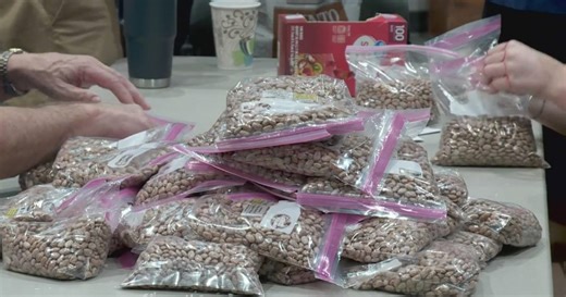 Local food pantry receives 1,000lbs donation of rice and beans