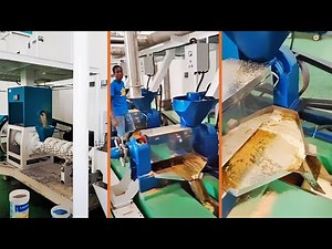 Small scale soybean oil production line working video - Soybean oil manufacturing plant in Nigeria