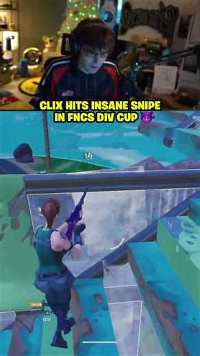 Clix hits INSANE snipe in FNCS Division 1 Cup 🏆🎯