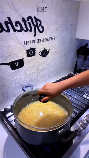 How to per boil spaghetti before cooking it.