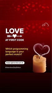 Love is like code - it's all about compatibility! Which programming language stole your heart? Let us know in the comments! #CodingLove #ValentinesDay #code #developer #codelife #coders #codingfun #valentinespecial #cloud #technology #python #java #ruby #clanguageprogramming #swiftlanguage #javadeveloper #pythondeveloper #lovelanguage #techlovers | CloudThat