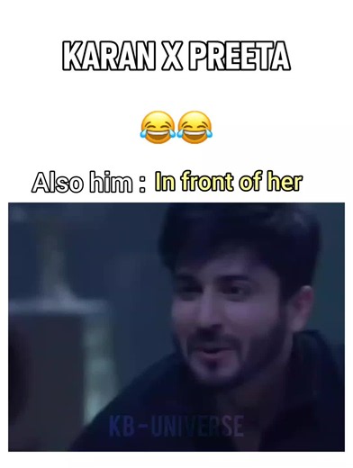 Post 11 | 𝗯𝘂𝘁 𝗶𝗻 𝗳𝗿𝗼𝗻𝘁 𝗼𝗳 𝗵𝗲𝗿 😂😂.... #preeran #karanxpreeta #kundalibhagya #balajitelefilms #foryoupagetiktokviralvideo