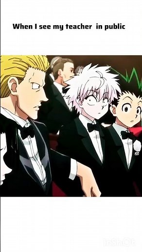 when I see my teacher in public 😭#anime #animation #edit #idea