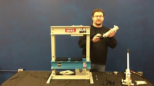 Watch Dake B-10 Model Manual Utility Hydraulic Bench Press, 10 Ton Capacity, 23" Length x 18" Width x 3... on Amazon Live