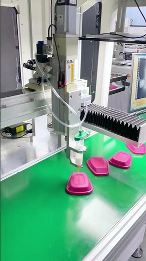 Precision Adhesive Dispensing for Plastics #machine #dispensingmachine #potting