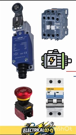 ⚡ Emergency Stop Wiring with Contactor | Motor Control Complete Guide