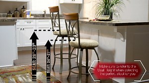 Watch How to pick the right stool height on Amazon Live