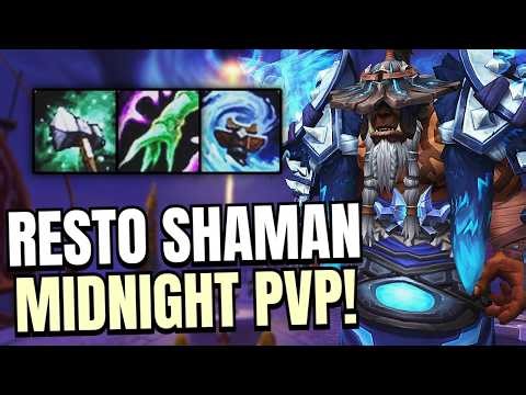WE'RE BACK! FIRST MIDNIGHT BG! - Resto Shaman PvP - WoW Midnight 12.0.1