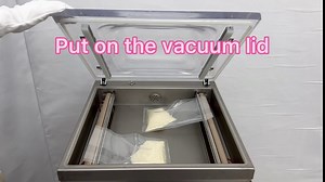 TECHTONGDA Vacuum Seal Machine Package Tool Stainless Steel Single Chamber for Meat Fruit Vegetable with Wheels Sealing Length 16inch