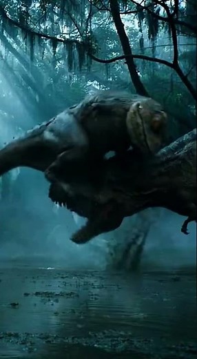 “Swamp of Nightmares: T-Rex vs. Demon Toad | Ultra-Realistic 4K Battle” #dinosaur