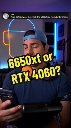 is the 6650xt a better value than the RTx 4060? #gamingpc #pcbuild #pcbuildtips #pcsetup #pcgaming #pcbuilding