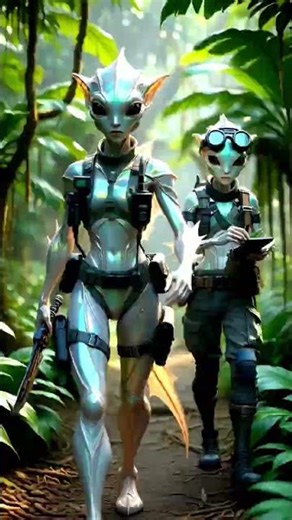 Alien Girl RIDES the Beast! 👽🐲 #3danimation #shortvideos