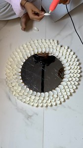 1.3M views · 1.7K reactions | Reusing waste mirror 爵 What we need ❓ ▪️cardboard ▪️plastic spoons ▪️mirror ▪️stone #diy #trending #mirrors #creative #sundayart #explorepage #explore #artist #roomdecor | Shahnawaj Khan | Facebook