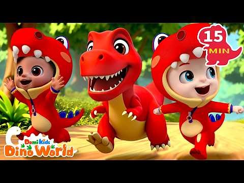 Dance and Sing with Dinosaur 🎶 | Music Time | Nursery Rhymes | Dino World