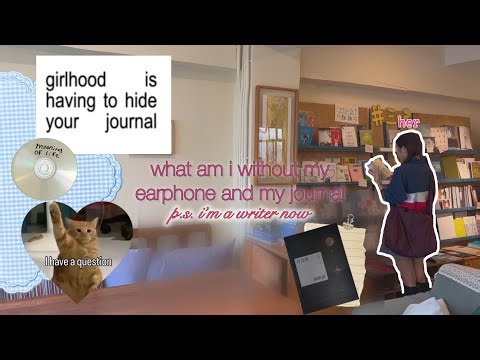 a girl with matcha latte & a journal & a book she wrote ˚₊‧꒰ა ♡ ໒꒱ ‧₊˚