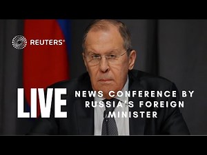 LIVE: News conference by Russia’s foreign minister