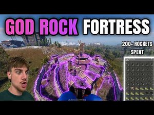 We Built a GOD ROCK BASE & DESTROYED the server in 2 Days (200+ Rockets) - Rust Console