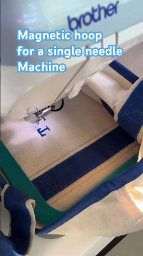 SINGLE NEEDLE MAGNETIC HOOP! THIS IS THE SNAP HOOP MONSTER FOR BROTHER EMBROIDERY MACHINE.