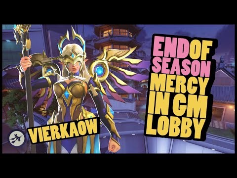 End Of Season Mercy In Grandmaster Lobby - Mercy Main Gameplay - Overwatch 2