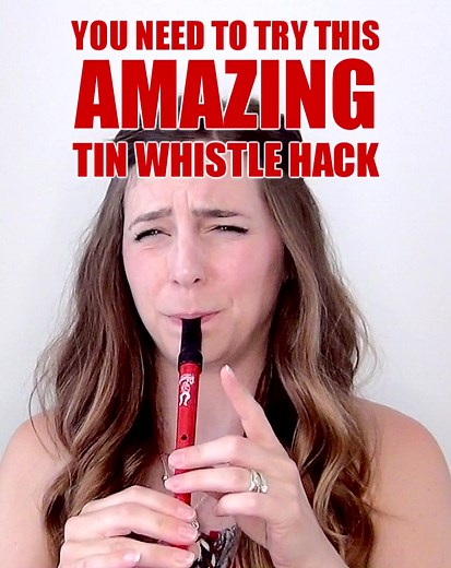 #lifehack#tinwhistle NO MORE SQUEAKS! SWEETER, QUIETER WHISTLES IN 1 EASY STEP! #cutiepietinwhistle #blutack #pennywhistle #tutorial #learnontiktok