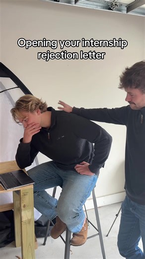 Atleast Ben is there to console him! #internship #startup #interview #office