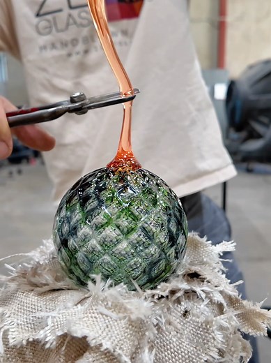 Winter Colors in Molten Glass: Hand-Blown Ornaments