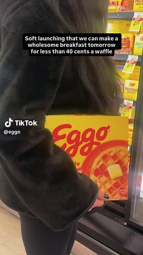 You coming with? 🤷​ #Eggo #waffles #value #softlaunch​ ​ Based on average national 10ct Eggo® waffle sales in last 52 weeks (Nielsen) ​