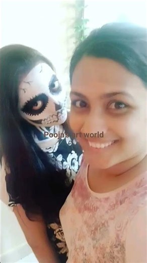 #art #kidsdrawing #faceart #facemakeup #painting #acrylicpainting #devilart #shorts #artist #brush