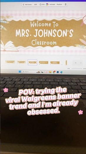 Viral Walgreens banner trend for your classroom!