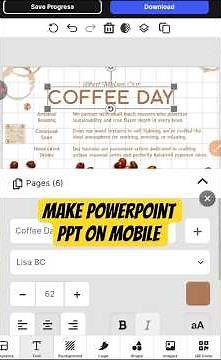 Make PowerPoint Presentation PPT on Mobile #pptdesign #powerpoint