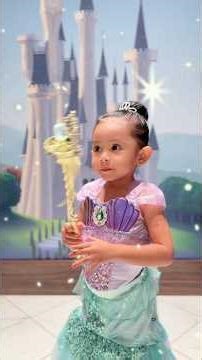 LEXIE BERUBAH JADI PRINCESS ARIEL ❤️😍 #disneycruise #disney #lexie