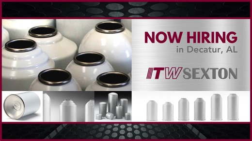 Apply Now: https://apply.aidt.edu/ITWSexton ITW Sexton in #Decatur, AL is seeking applicants for: Multicraft Maintenance-Night Shift ($30 - $35/hr) Automation Technician ($30 - $35/hr) Human Resources Intern ($20/hr) | AIDT
