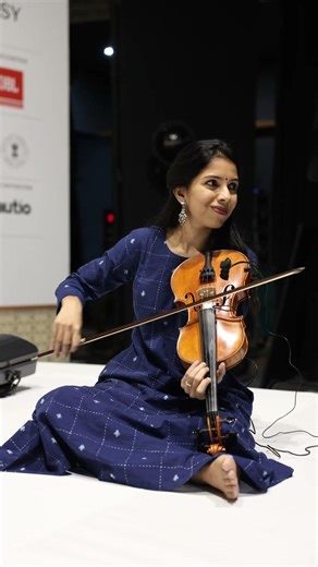 A glimpse of sound check- Vidushi Charumati Raghuraman at Udupa Music Festival 2026- Day 2