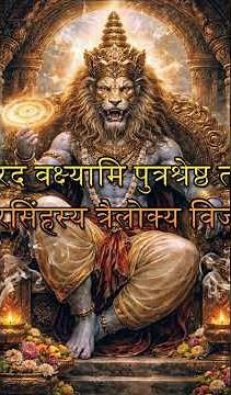 श्री नरसिंह कवचम् #calmchants #peacefulchants #bhakti