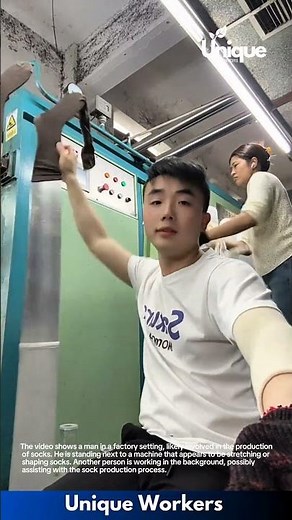 Socks Production Line: Manufacturing Socks in a Factory