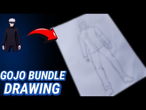 Free Fire Anime Gojo Bundle Drawing 💀 Free Fire Drawing#viralvideo #trending #youtubevideo